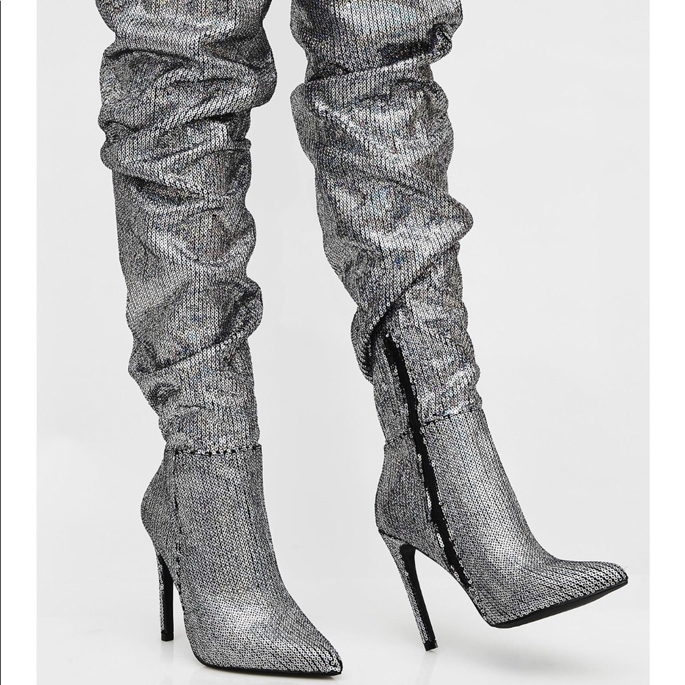 Stylish knee high boots